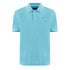 La Martina - Light Blue Polo Russell Piqué Cotton Polo Shirt S/S POLOS La Martina