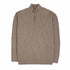 Invergary Reindeer 4ply Cashmere Quarter Zip Sweater CASHMERE Robert Old