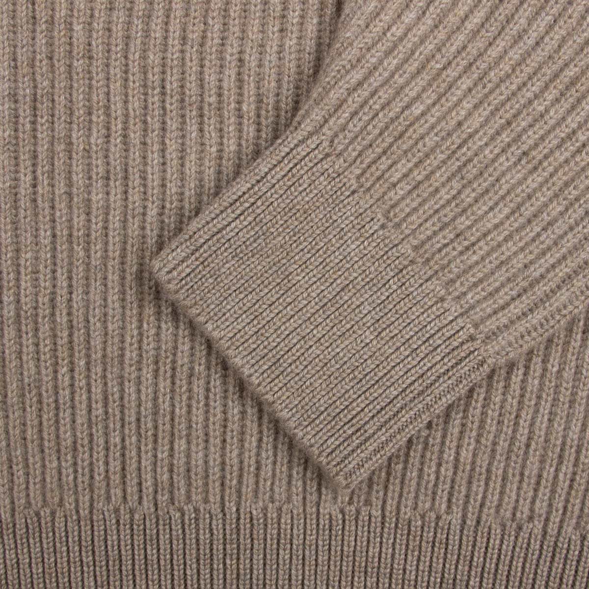 Invergary Reindeer 4ply Cashmere Quarter Zip Sweater