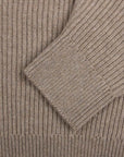 Invergary Reindeer 4ply Cashmere Quarter Zip Sweater