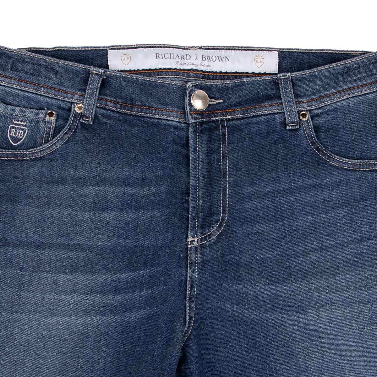 Richard J Brown - Light Denim ‘Milano’ Regular Fit Denim Jeans JEANS Richard J Brown