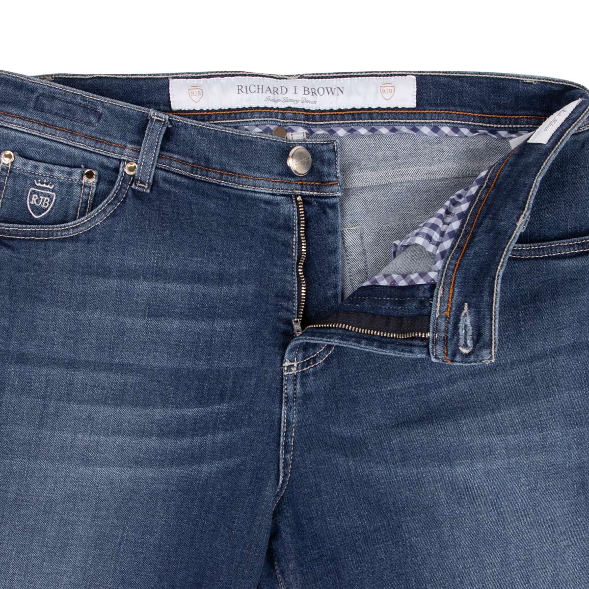 Richard J Brown - Light Denim ‘Milano’ Regular Fit Denim Jeans JEANS Richard J Brown