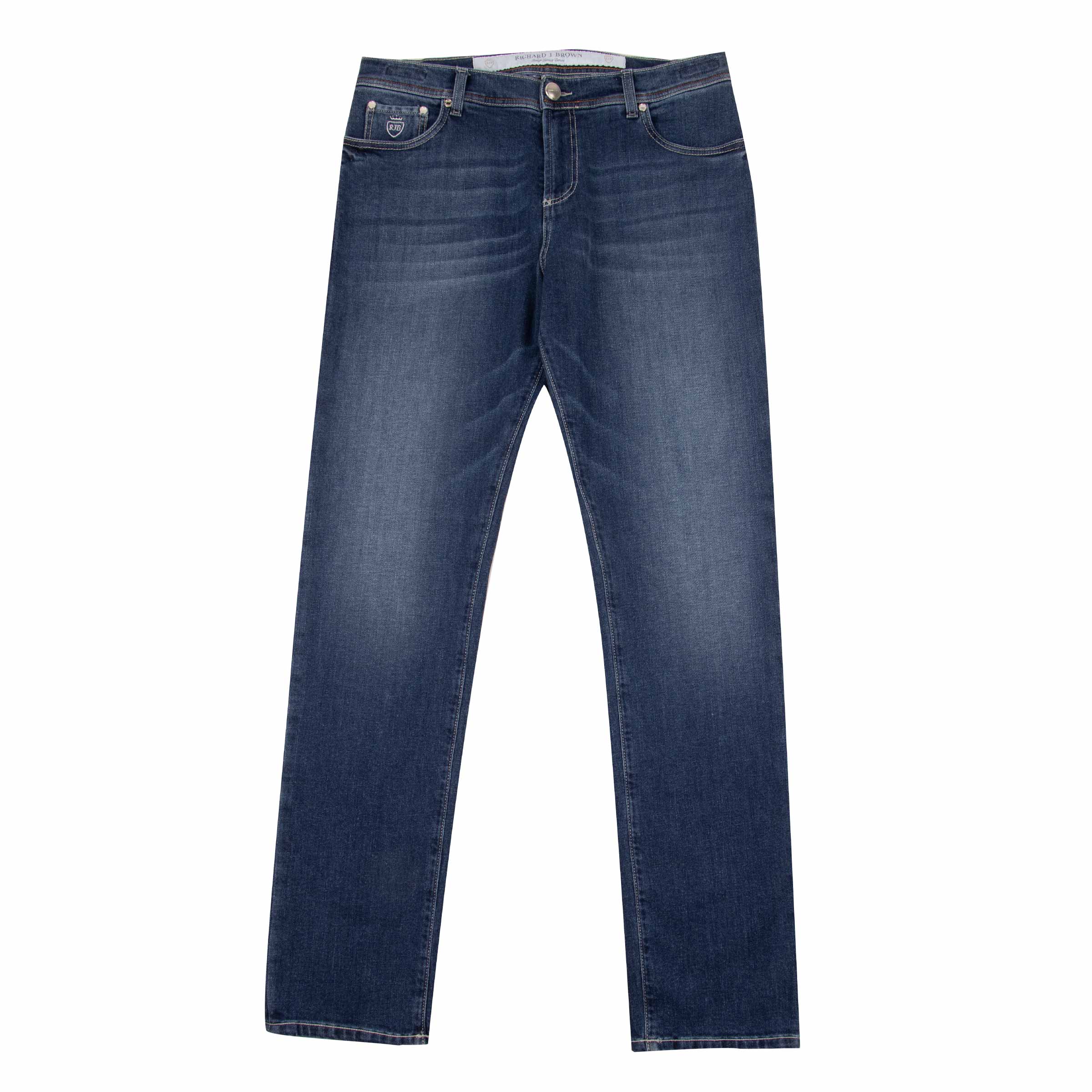 Richard J Brown - Light Denim ‘Milano’ Regular Fit Denim Jeans JEANS Richard J Brown