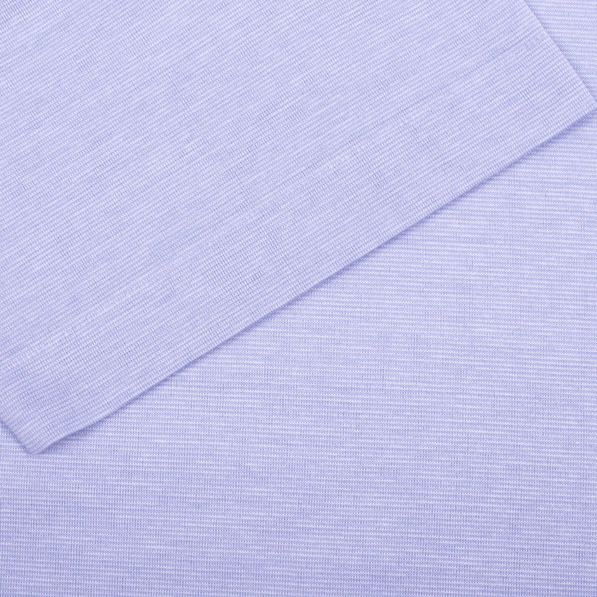 Light Blue 100% Cotton Fine-Stripe Polo S/S POLOS Robert Old