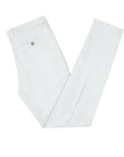 Robert Old - Pearl Grey Stretch Cotton Twill Slim Fit Chinos CASUAL TROUSERS Robert Old
