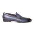 Santoni - Navy Blue Penny Loafer SHOES Santoni