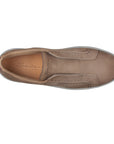 Santoni - Light Brown Nubuck Leather Slip-on sneaker