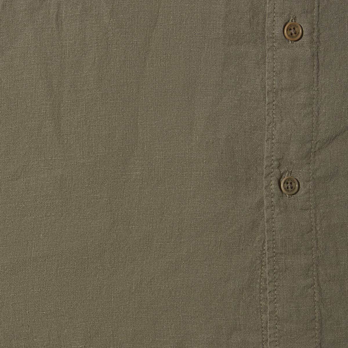 Belstaff - Surplus Green Scale Linen Short Sleeve Shirt S/S SHIRTS Belstaff