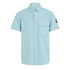 Belstaff - Scale Skyline Blue Short Sleeve Shirt S/S SHIRTS Belstaff