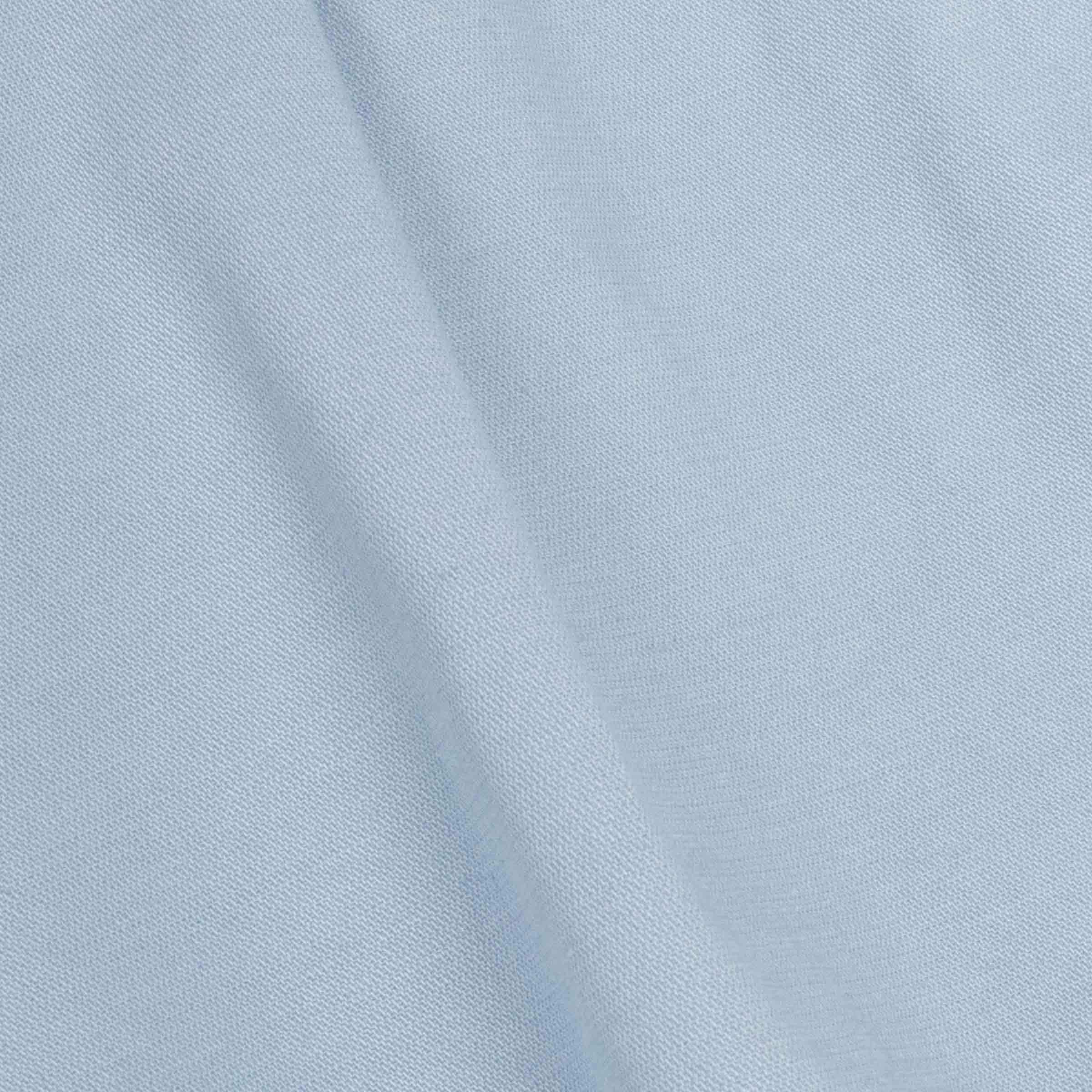 Sky Blue Stretch Cotton & Linen Twill Chinos CASUAL TROUSERS Robert Old