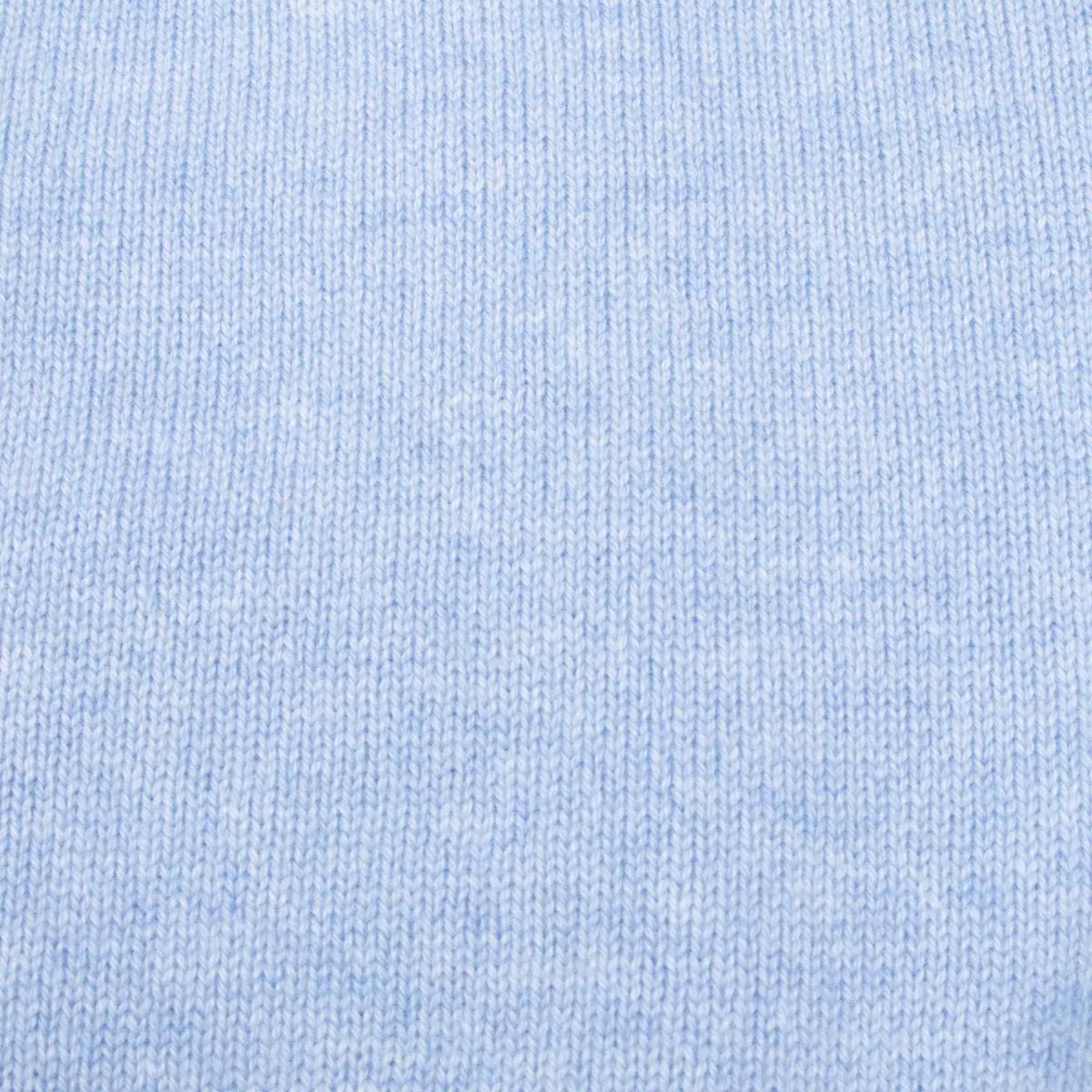 The Barra 4ply Full Zip Cashmere Cardigan - Atollo Blue / White Undyed CASHMERE Robert Old