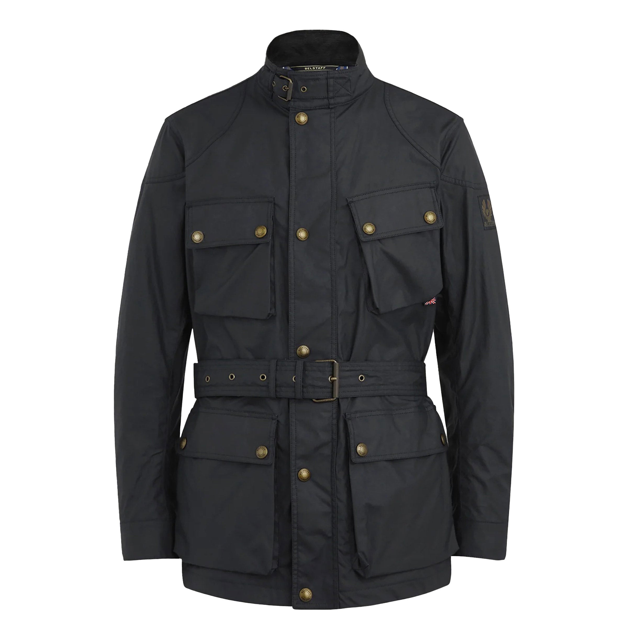 Belstaff - Black Trialmaster Waxed Cotton Jacket BLOUSONS Belstaff
