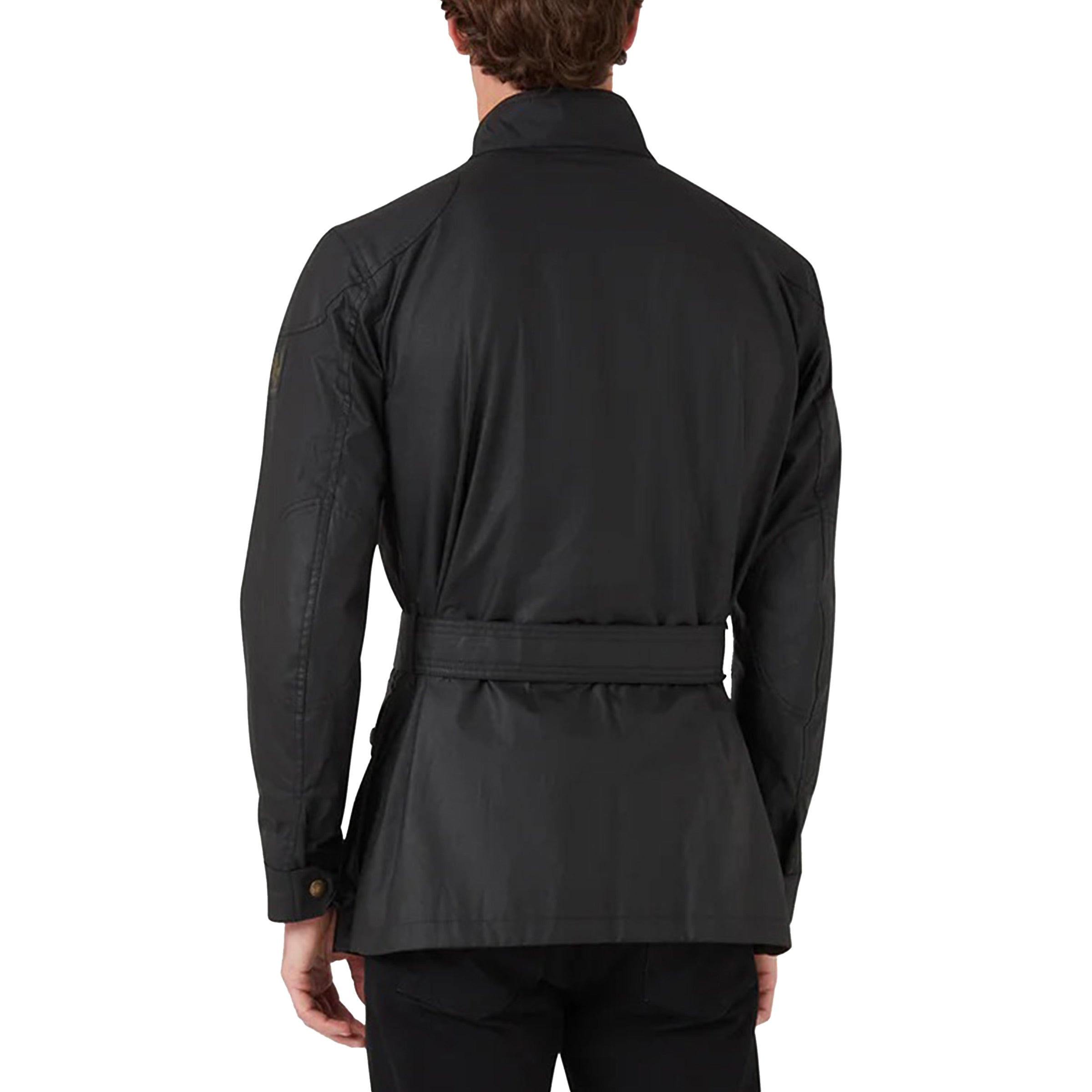 Belstaff - Black Trialmaster Waxed Cotton Jacket BLOUSONS Belstaff