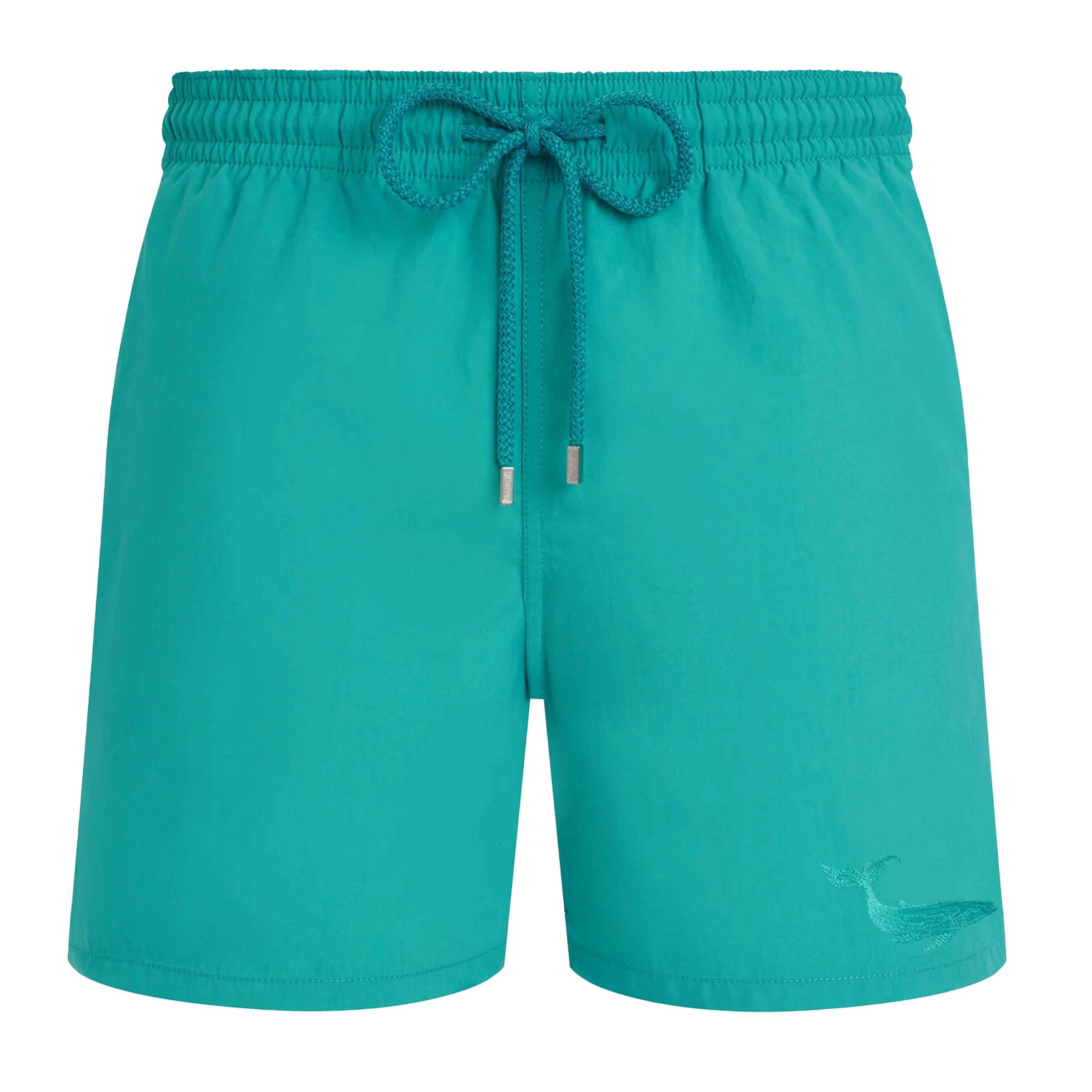 Vilebrequin - Disco Green 'Moorea' Water-reactive Whales Swim Shorts SWIMWEAR Vilebrequin