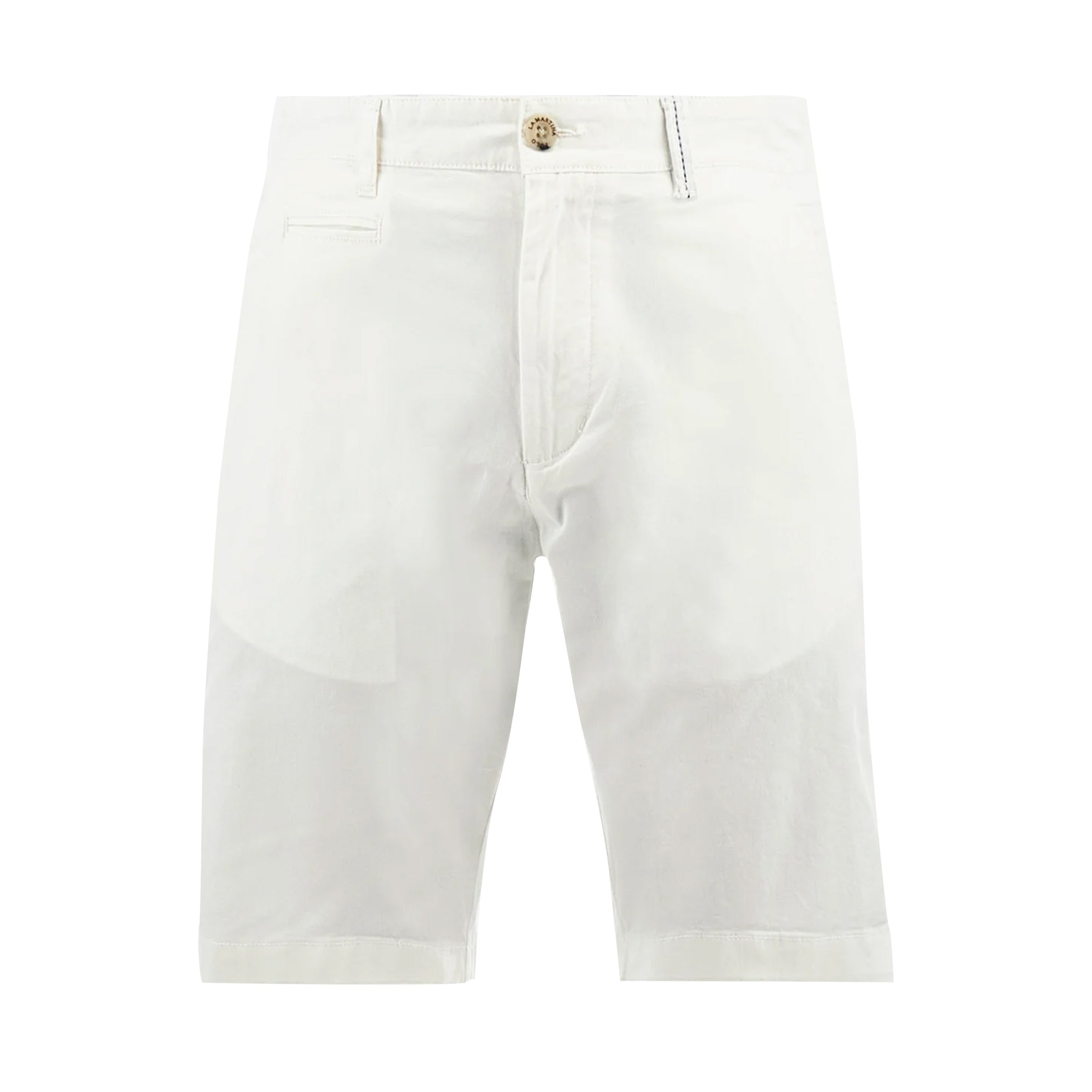 La Martina - White Vardan Regular Fit Cotton Twill Chino Shorts SHORTS La Martina