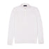 Robert Old - White Piqué Cotton Long Sleeve Polo Shirt RUGBY/LS POLOS Robert Old