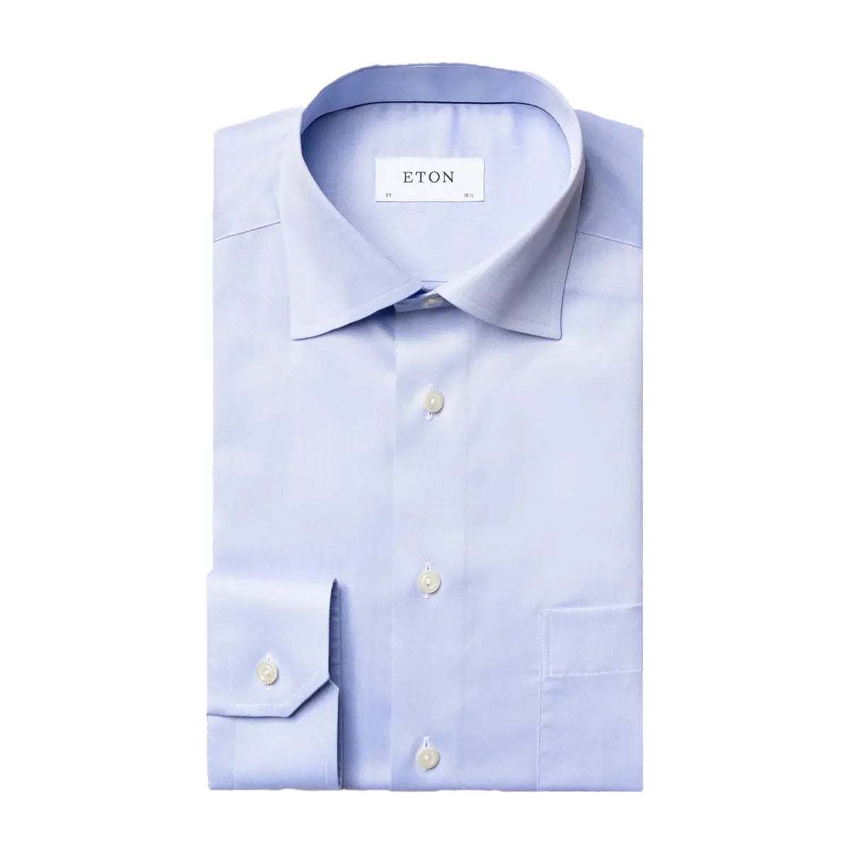 Eton - Light Blue Signature Twill Classic Fit Shirt L/S SHIRTS Eton