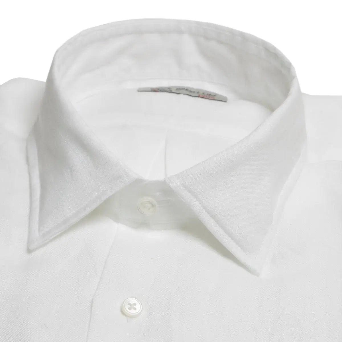 White Linen Long Sleeve Shirt L/S SHIRTS Robert Old