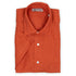Burnt Orange Linen Short Sleeve Shirt S/S SHIRTS Robert Old