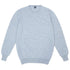 Fedeli - Sky Blue Cashmere & Linen Crewneck KNITWEAR FEDELI
