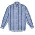 Fedeli - Bold Blue Stripe Linen Long Sleeve Shirt L/S SHIRTS FEDELI