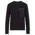 Belstaff - Black Dry Cotton Crewneck Fleece SWEATS Belstaff