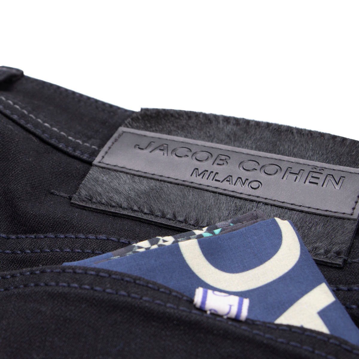 Jacob Cohen - Black Denim 'Bard' Stretch Slim Fit Jeans JEANS Jacob Cohen