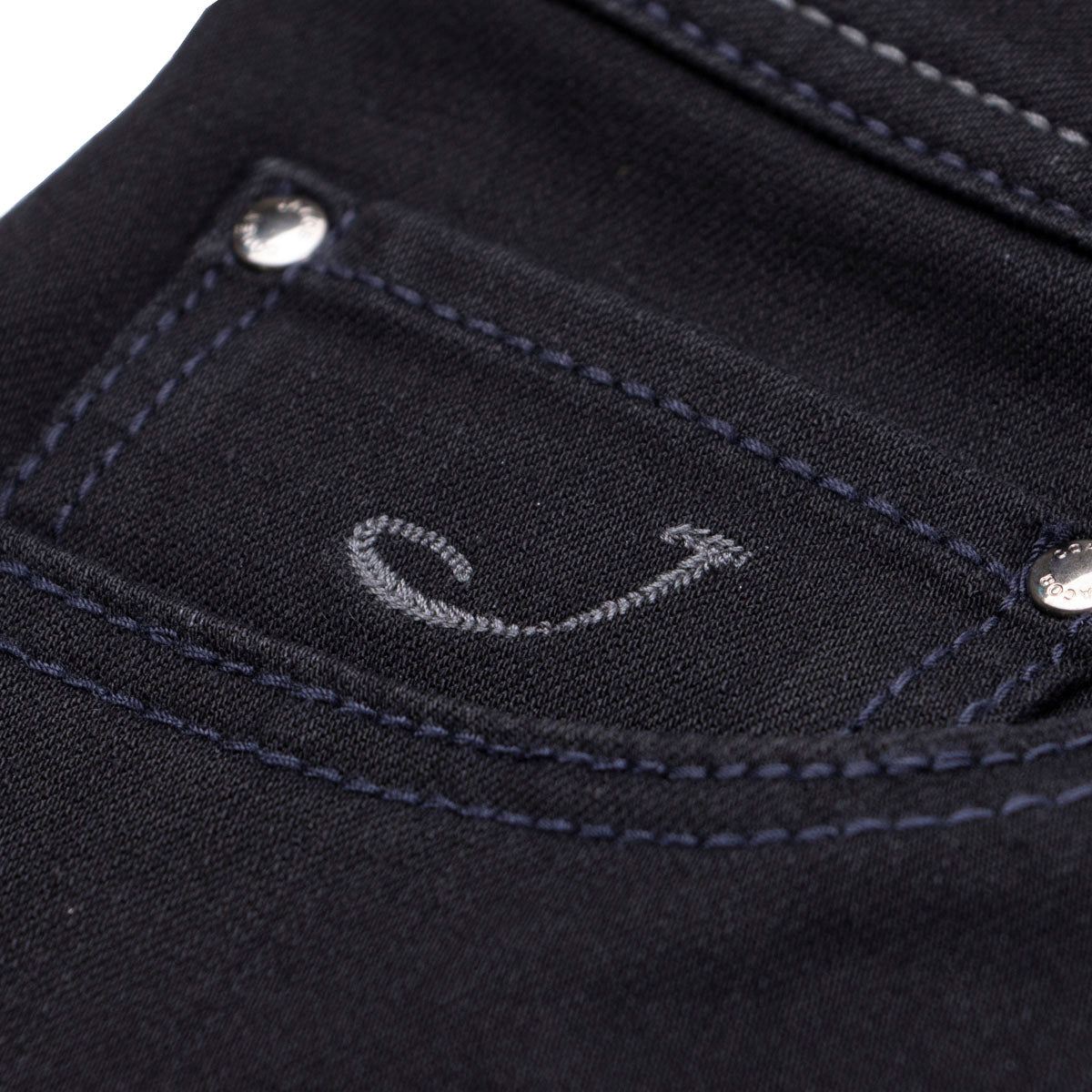 Jacob Cohen - Black Denim 'Bard' Stretch Slim Fit Jeans JEANS Jacob Cohen