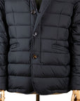 Moorer - Navy 'Zayn' Down-Filled Padded Coat BLOUSONS MooRER