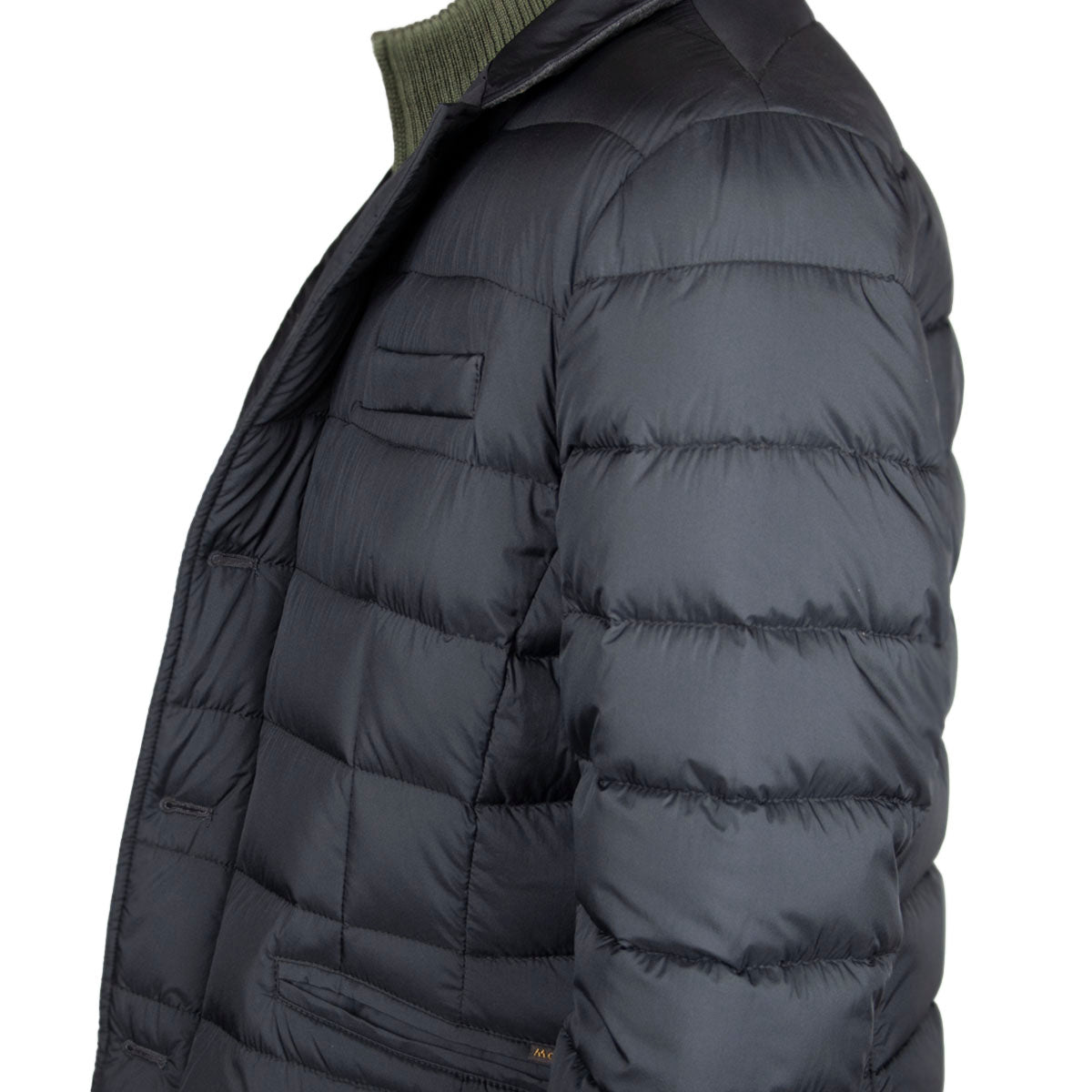 Moorer - Navy 'Zayn' Down-Filled Padded Coat BLOUSONS MooRER