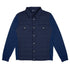 Navy Virgin Wool Lightweight Padded Jacket KNITWEAR Robert Old