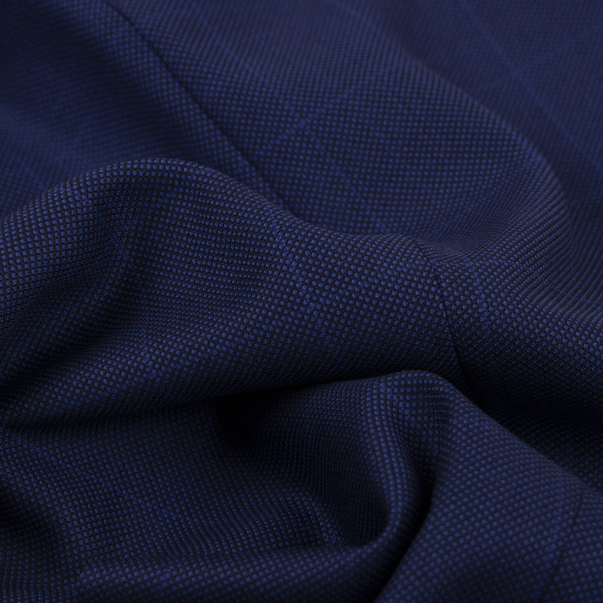 Navy Windowpane Check Super 130’s Wool Suit SUITS Robert Old
