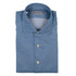 Light Blue Carlo Riva Cotton Twill Long Sleeve Shirt L/S SHIRTS Robert Old