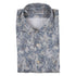 Blue Paisley Pure Cotton Italian Long Sleeve Shirt L/S SHIRTS Robert Old
