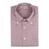 Burgundy Swiss Cotton Twill Long Sleeve Shirt L/S SHIRTS Robert Old