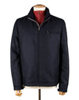 Robert Old - Navy Loro Piana Rain System Virgin Wool & Cashmere Jacket BLOUSONS Robert Old