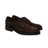 Santoni - Dark Brown Suede Derby Shoe SHOES Santoni