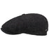 Stetson - Brown-Blue Alpaca Wool Flat Cap CAPS & HATS Stetson