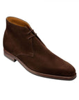 Crockett & Jones - Dark Brown Tetbury Suede Boots SHOES Crockett & Jones