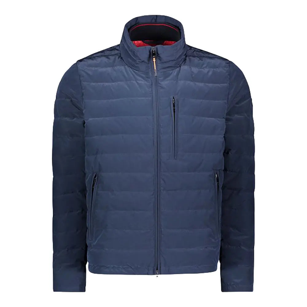 Paul & Shark - Navy High Density Save the Sea Oregon Down Jacket BLOUSONS Paul & Shark