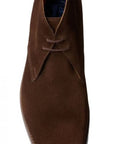 Crockett & Jones - Dark Brown Tetbury Suede Boots SHOES Crockett & Jones