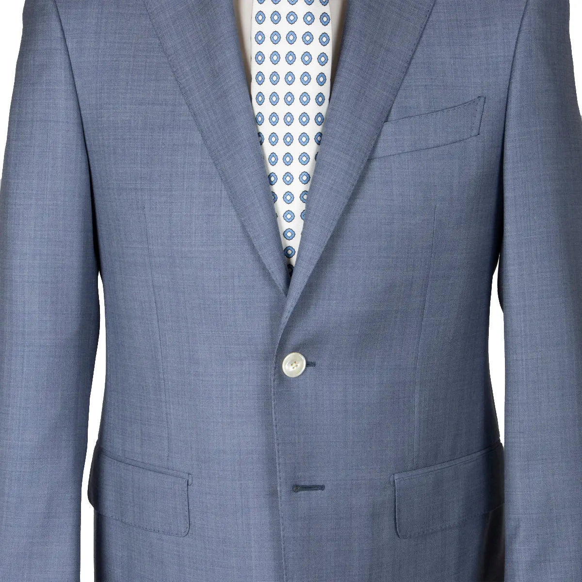 Light Blue 100% Wool Suit SUITS Robert Old