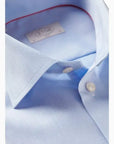 Eton - Light Blue Slim Fit Double Cuff Shirt L/S SHIRTS Eton