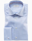 Eton - Light Blue Slim Fit Double Cuff Shirt L/S SHIRTS Eton