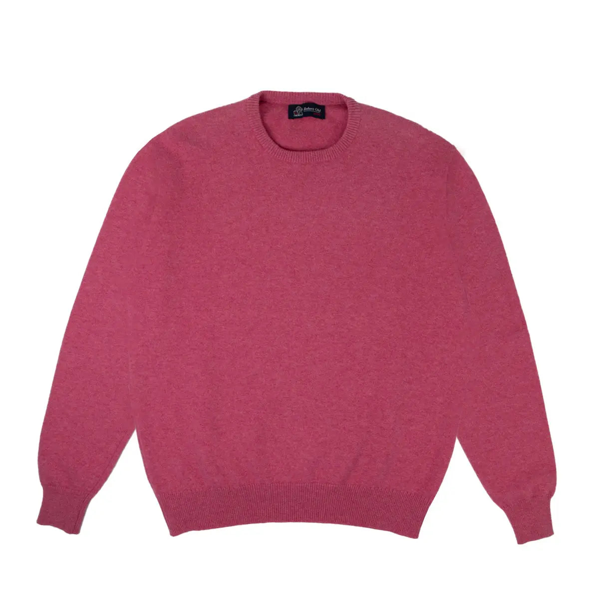 Dakar Pink Tiree 4ply Crew Neck Cashmere Sweater CASHMERE Robert Old