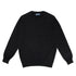 Black Highclere Cashmere Crew Neck Sweater CASHMERE Robert Old