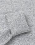 Robert Old - Flannel Highclere Cashmere Crew Neck Sweater CASHMERE Robert Old