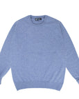 Robert Old - Lapis Blue Highclere Cashmere Crew Neck Sweater CASHMERE Robert Old