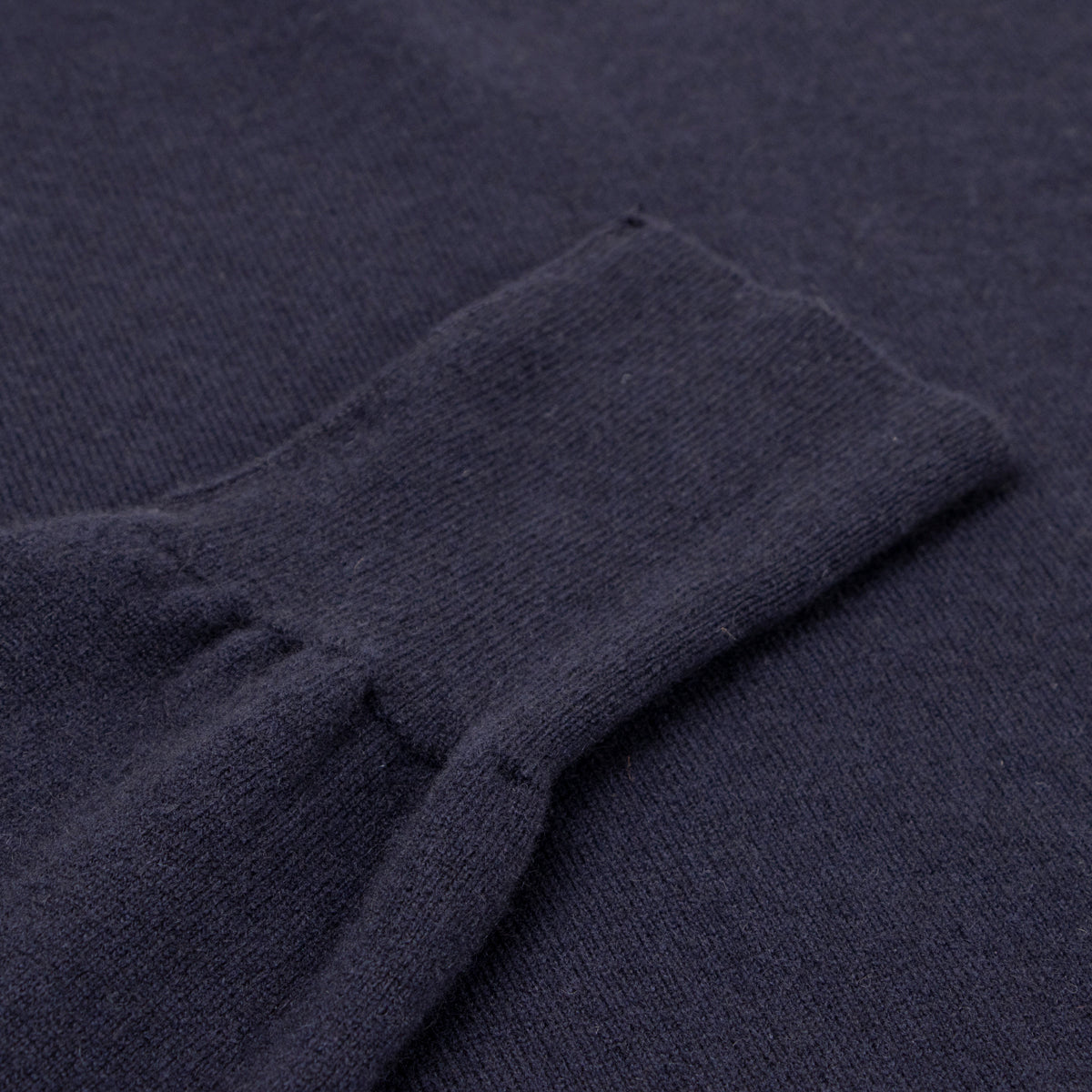 Dark Navy Highclere Cashmere Crew Neck Sweater CASHMERE Robert Old