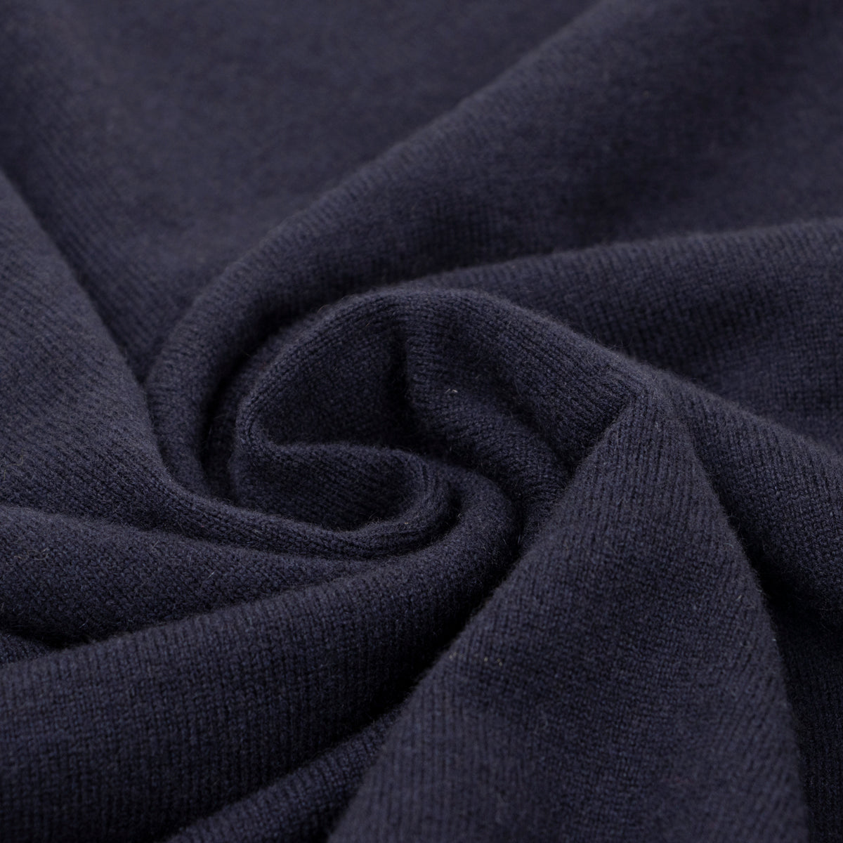 Dark Navy Highclere Cashmere Crew Neck Sweater CASHMERE Robert Old